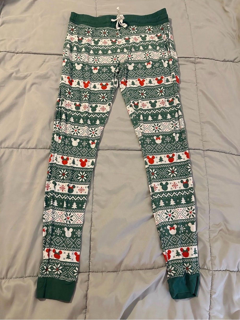 Little Sleepies Disney OG Mickey Fair Isle Women’s Small S Pajama Pants